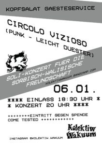 Plakat 6. 1. Kopfsalat in Leipzig